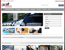 Tablet Screenshot of oldmillmotors.com